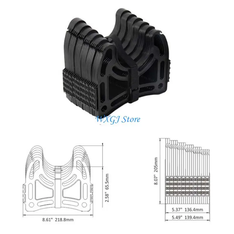 Soporte para tubo drenaje resistente a intemperie 37JE, soporte para manguera alcantarillado para remolque viaje RV