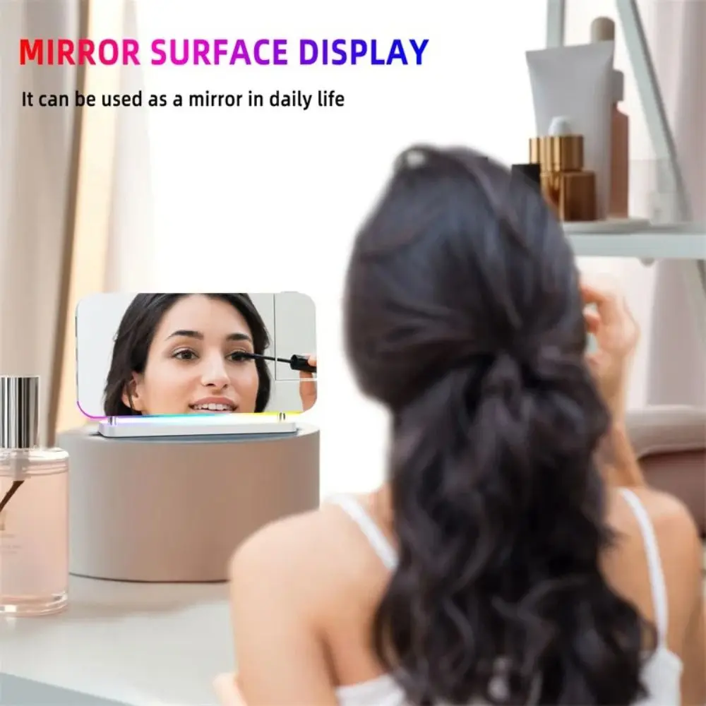 NEW RGB Mood Light Projection Alarm Clock Snooze Function Auto Dimming FM Radio Clock 12/24H Format Table Clock Home