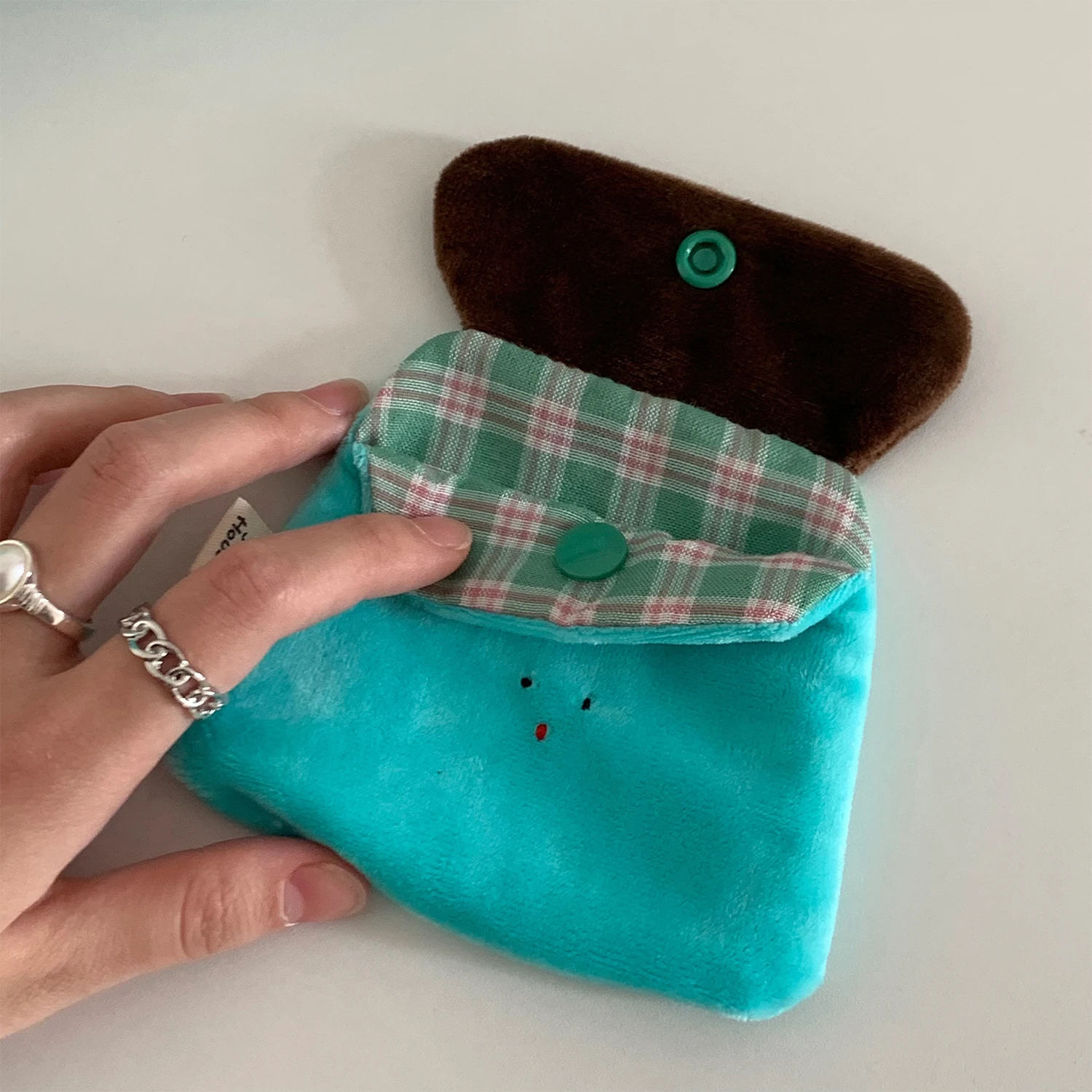 

Plu Coin Purse Creative Portable Cute Storage Bag for Lipsti And Small Accories Women's Handbag Inner ket