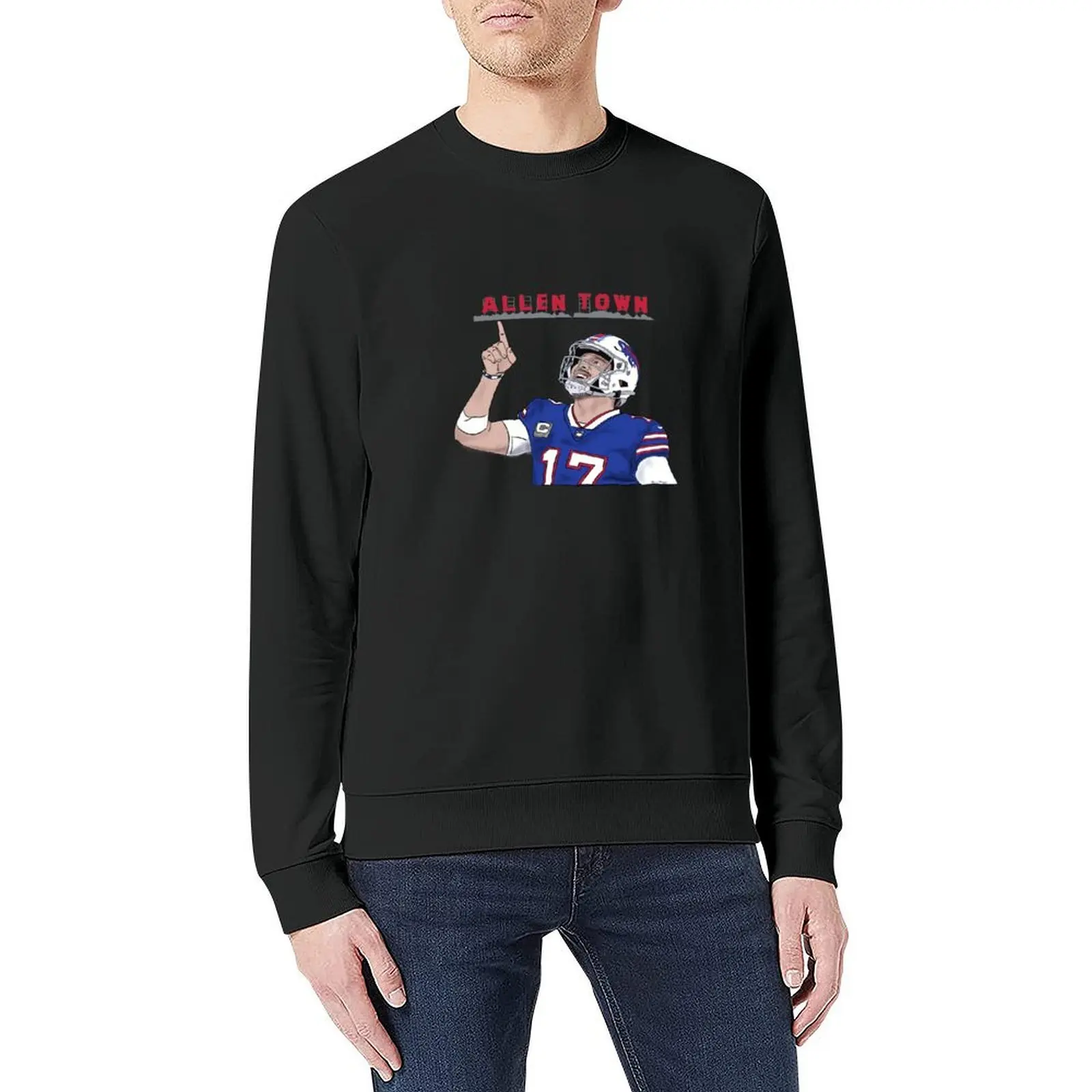 مرحبا بكم في Allen Town Pullover ملابس الرسوم المتحركة ملابس الرجال ملابس الشتاء ملابس مقنعين البلوز للرجال