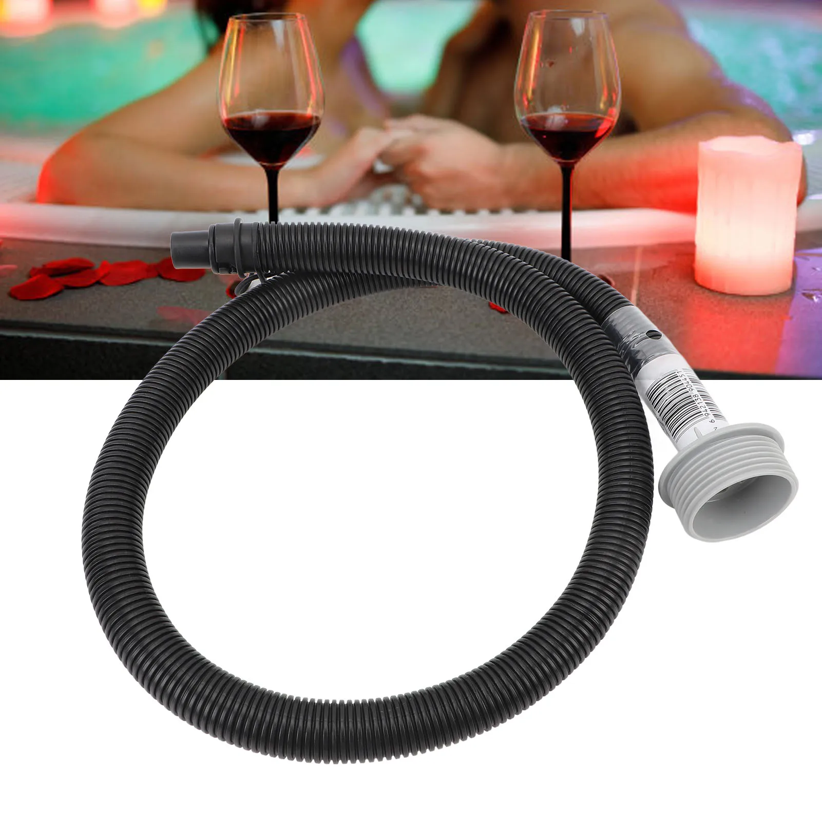 

41.7 Inch SPA Inflation Hose Inflatable Hot Tub Hose Replacement For LAY Z SPA P05341 Air Jet Massage Bathtub