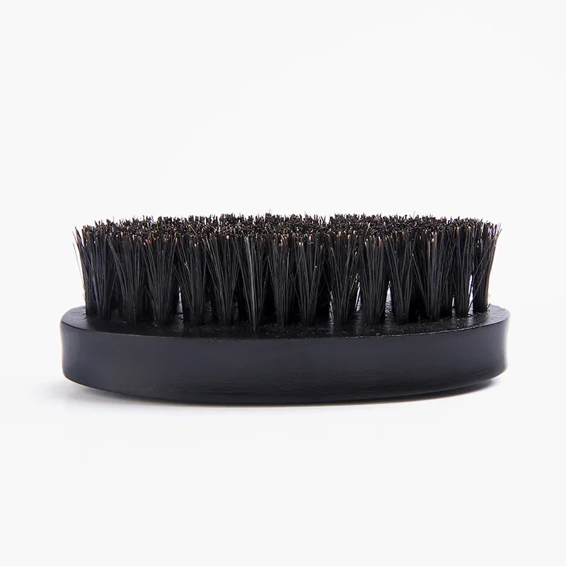 Professional Soft Boar Bristle ไม้แปรงเคราช่างทําผมแปรงโกนหนวดหวีผู้ชายหนวดหวีชุดของขวัญกระเป๋าหวีผมชุด