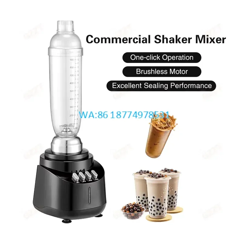 Wmwmnu for Commercial 1L Mixing Cup High Speed Milktea Shaker for Ice Cream Cocktail Water Beverages Drink Dispensers