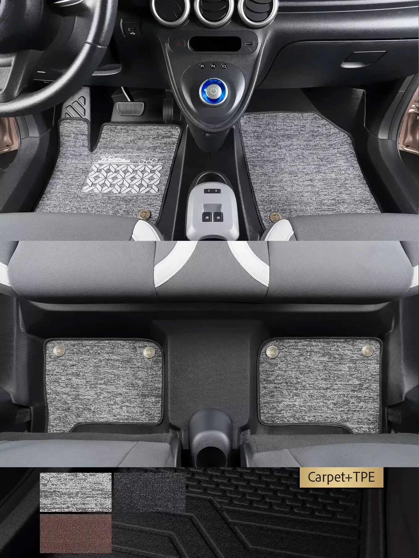 Left-Hand Drive Car Custom Fit Floor Mat For ORA 03 Good Cat 2021-2026 Waterproof Odorless Durable Full Coverage Floor Liner