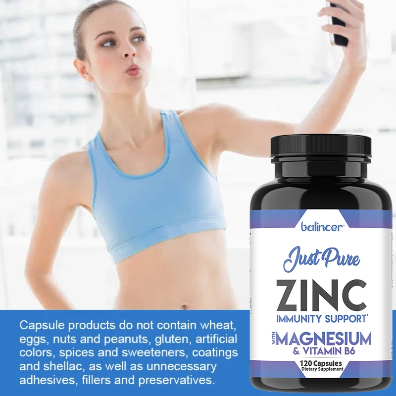 Zinc&vitamin B6Supports Bone and Immune Health,Supports Antioxidant Protection, Immune Support, Supports Enzyme Function