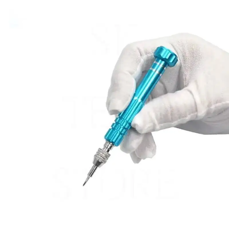 TE671 5-in-1 Aluminum Alloy Screwdriver Set With 5 Heads Is Used For Precision Tools Of Mobile Phone Electronic Maintenance.