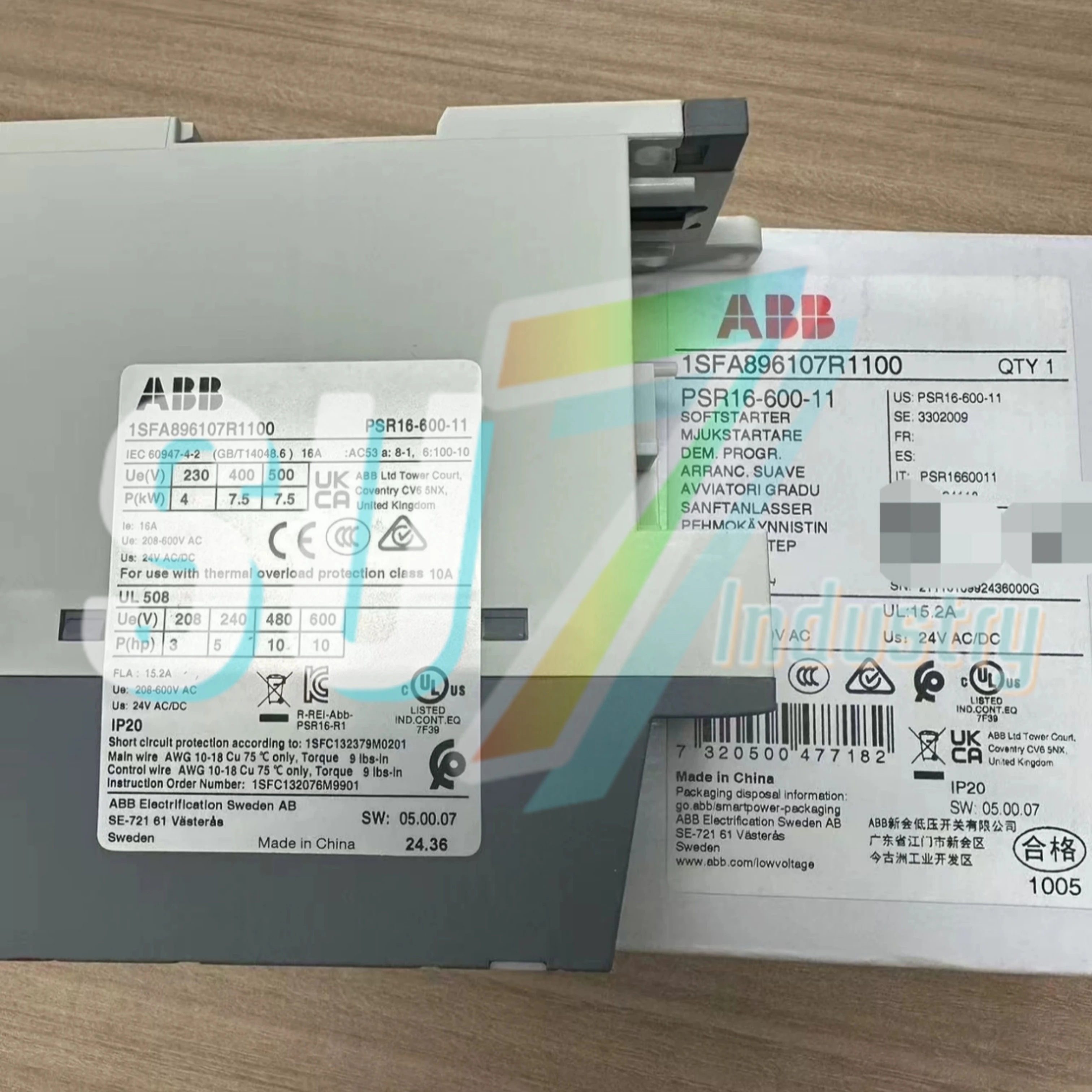 소프트 스타터 PSR3-600-11 PSR6-600-11 PSR9-600-11 PSR12-600-11 PSR16-600-11 새로운 원본