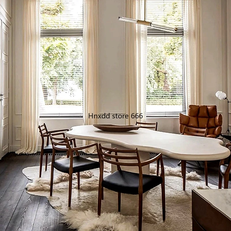 Mesa de comedor de nube medieval Nórdica