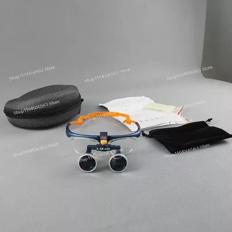 FD-503G Binocular Thread Loupe, 2.5X/3.5X Two-way Magnification, Galileo Frame, 420MM Working Distance