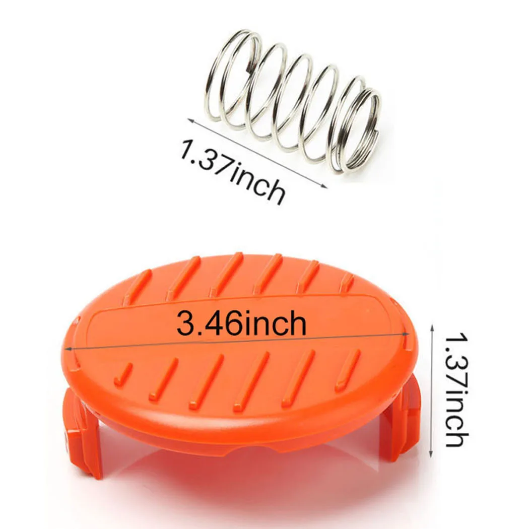 For Black and Decker Reflex Compatible Spool Covers 2 Pieces for Models CST1000 GL545 GLC3000 Protects and Secures Line