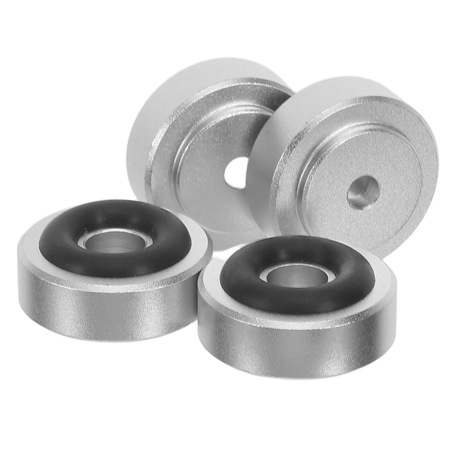 

Комплект из 4 алюминиевых виброизоляционных опор для динамиков, амортизирующие противоскользящие подставки для сабвуферов и аудиооборудования