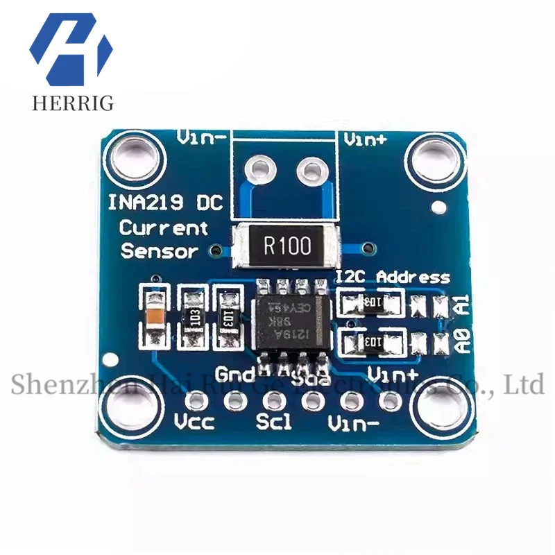 MCU-219 INA219 Power Monitoring Sensor Module I2C interface zero drift bidirectional current