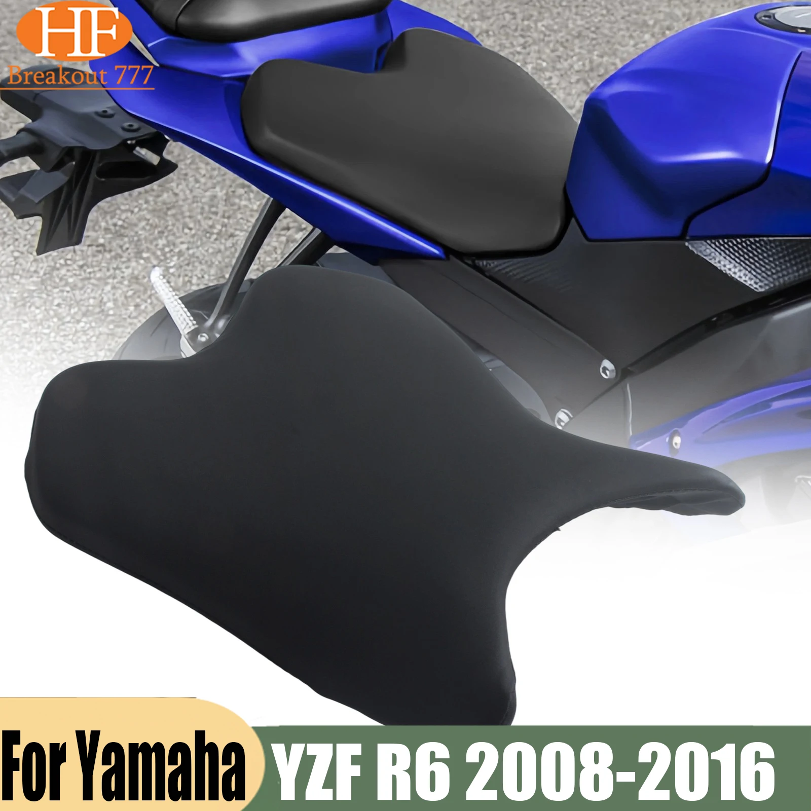 For YAMAHA YZF R6 2008-2016 Front Rider Driver Seat Cushion 2009 2010 211 2012 2013 2014 2015 - view 2