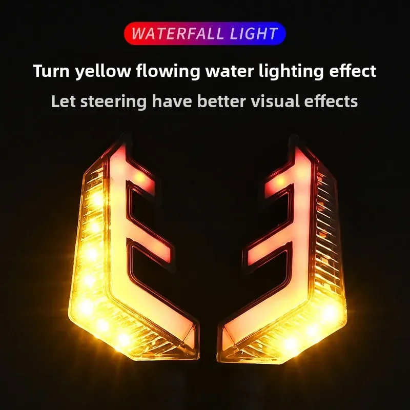 Angel Wings 12V LED إشارة الانعطاف - ضوء فرامل الدراجة النارية