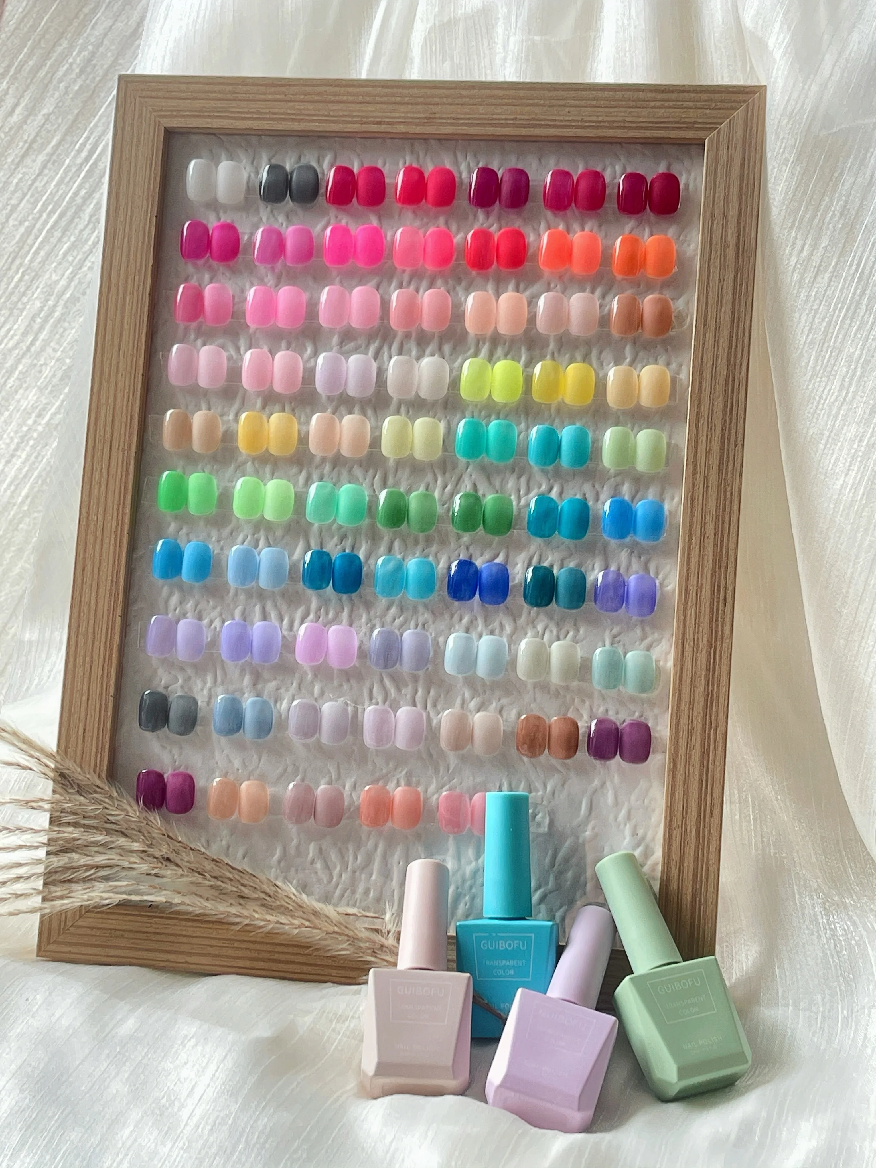 Kit de Verhéritage à Ongles Gel, Gelée Lai70., Nude, Couleurs Transparentes, Blanc, Rose, pour Salon de Manucure, Bricolage à Faire Soi-Même, 15ml, 6 Pièces/Ensemble