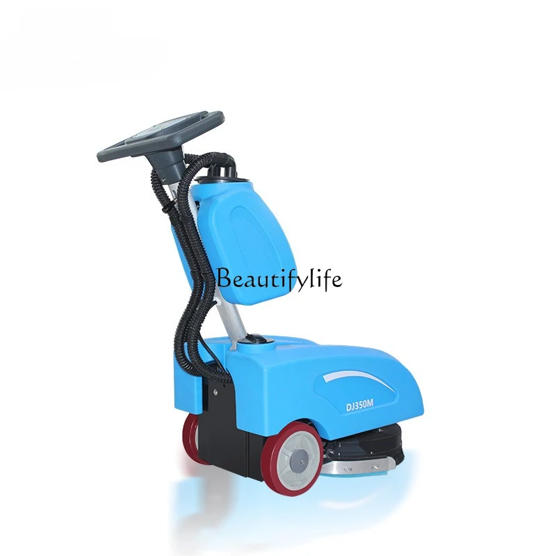 

05Commercial Foldable Mopping Machine Hand Push Low Noise Mopping Machine Rechargeable Mini