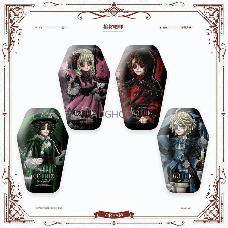 Identity V Doujin Set Luca Balsa Norton Campbell Subedar Little Girl Badge Pin Acryl Stand Shikishi Art Board Polaroid-kaart