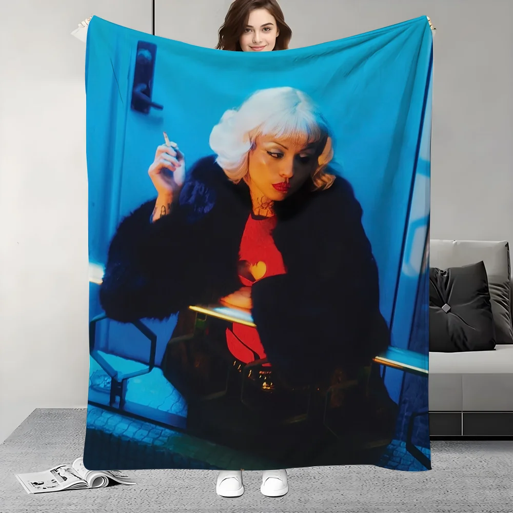 Singer Mon Laferte FEMME FATALE Blanket Soft and Skin Friendly For Couch Bed Napping Bedspread All Seasons Comforter
