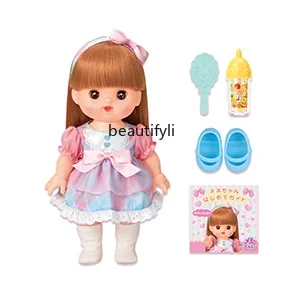 

Children's Girl Toys Long Hair Sister Set Baby, Princess Dress Up Gift Box Wink