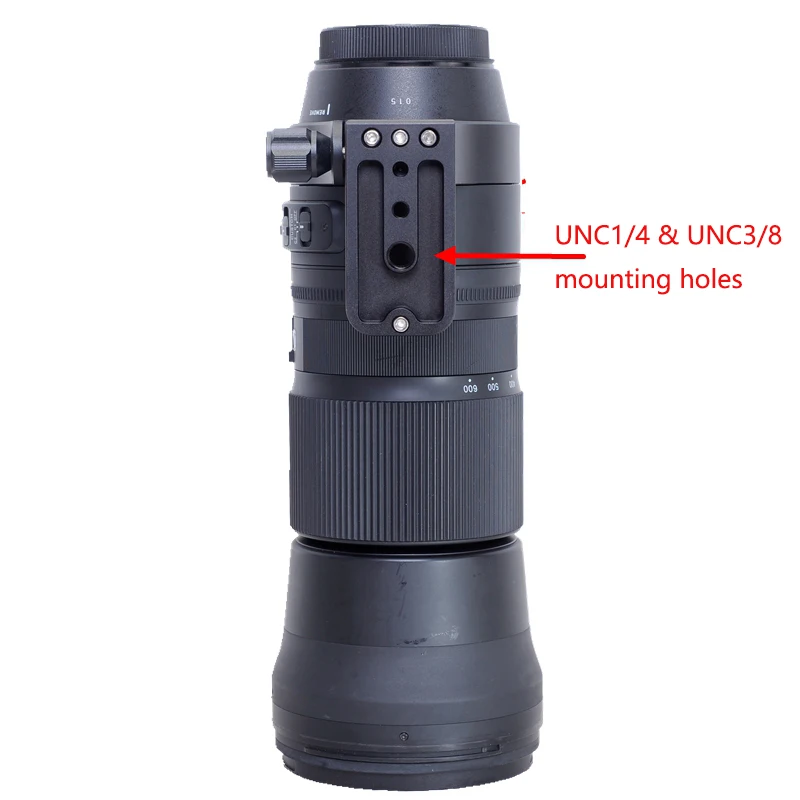 iShoot Lens Collar Support Tripod Mount Ring for Sigma 150-600mm f5-6.3 DG OS HSM Contemporary Bottom ARCA Quick Release Plate