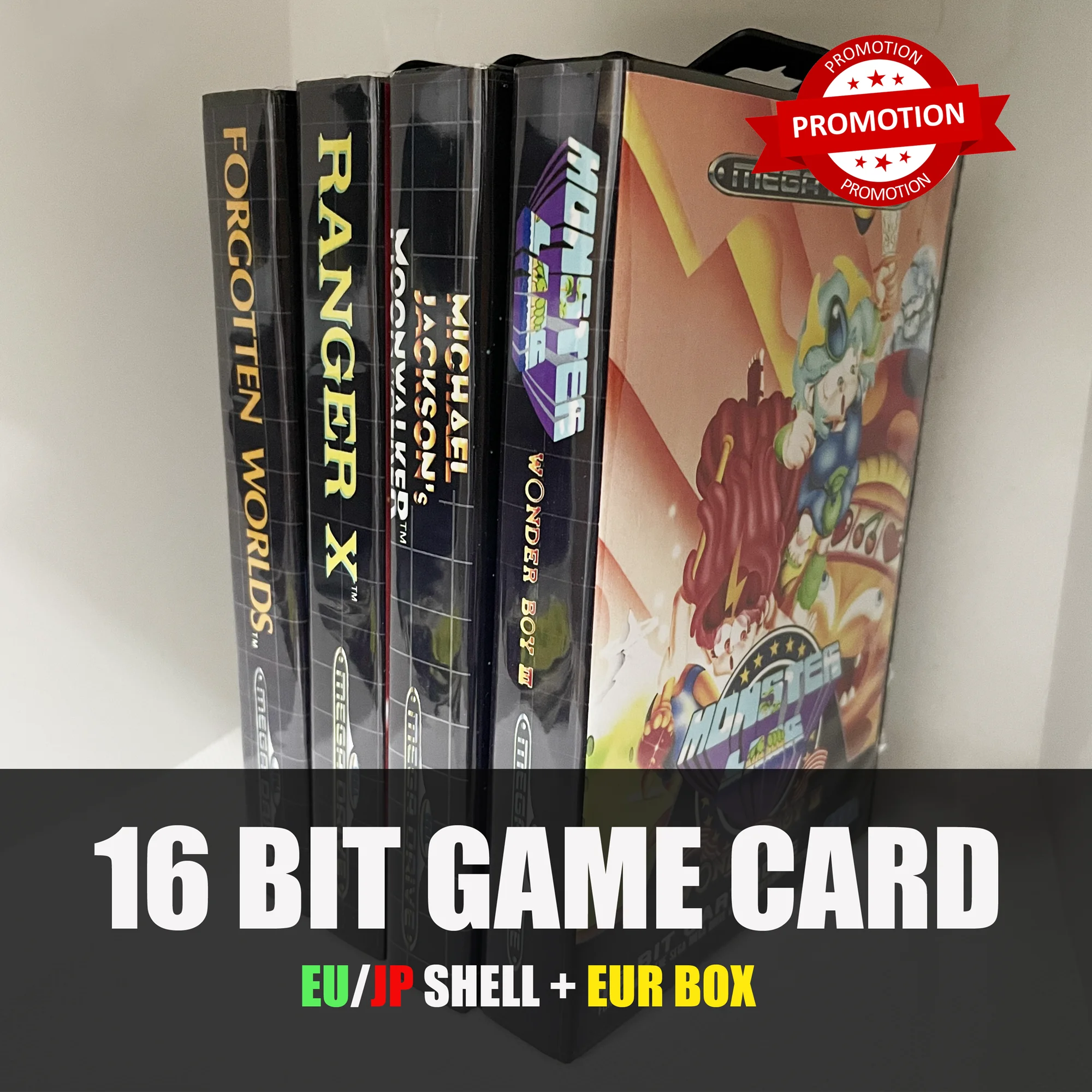 Nueva llegada: Tarjeta de juego Paprium/Ranger X/T-M-N-T/SOR2 HACK/MRO CUSTOM RARE de 16 bits MD para Sega Mega Drive/Genesis con caja original