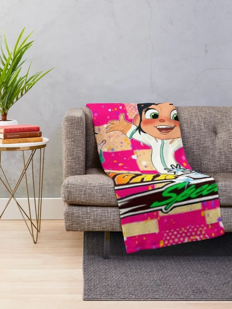 Sugar Rush - Vanellope Von Schweetz Throw Blanket Multi-Purpose christmas decoration bed plaid Personalized Gift Blankets