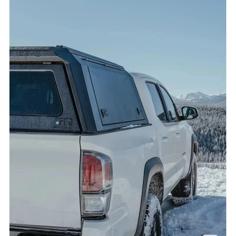 

Hot Selling Overland Aluminum Alloy Hardtop Canopy Waterproof Off Road Camper Topper Universal Pickup Bed Exterior Accessories