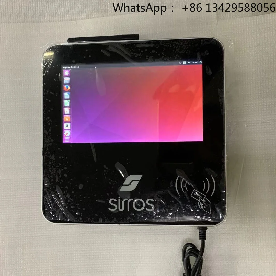 Pure Flat 7 Inch Industrial Panel Linux PC with Touchscreen Support Win7/10 and NFC RFID Reader and RS232 6USB