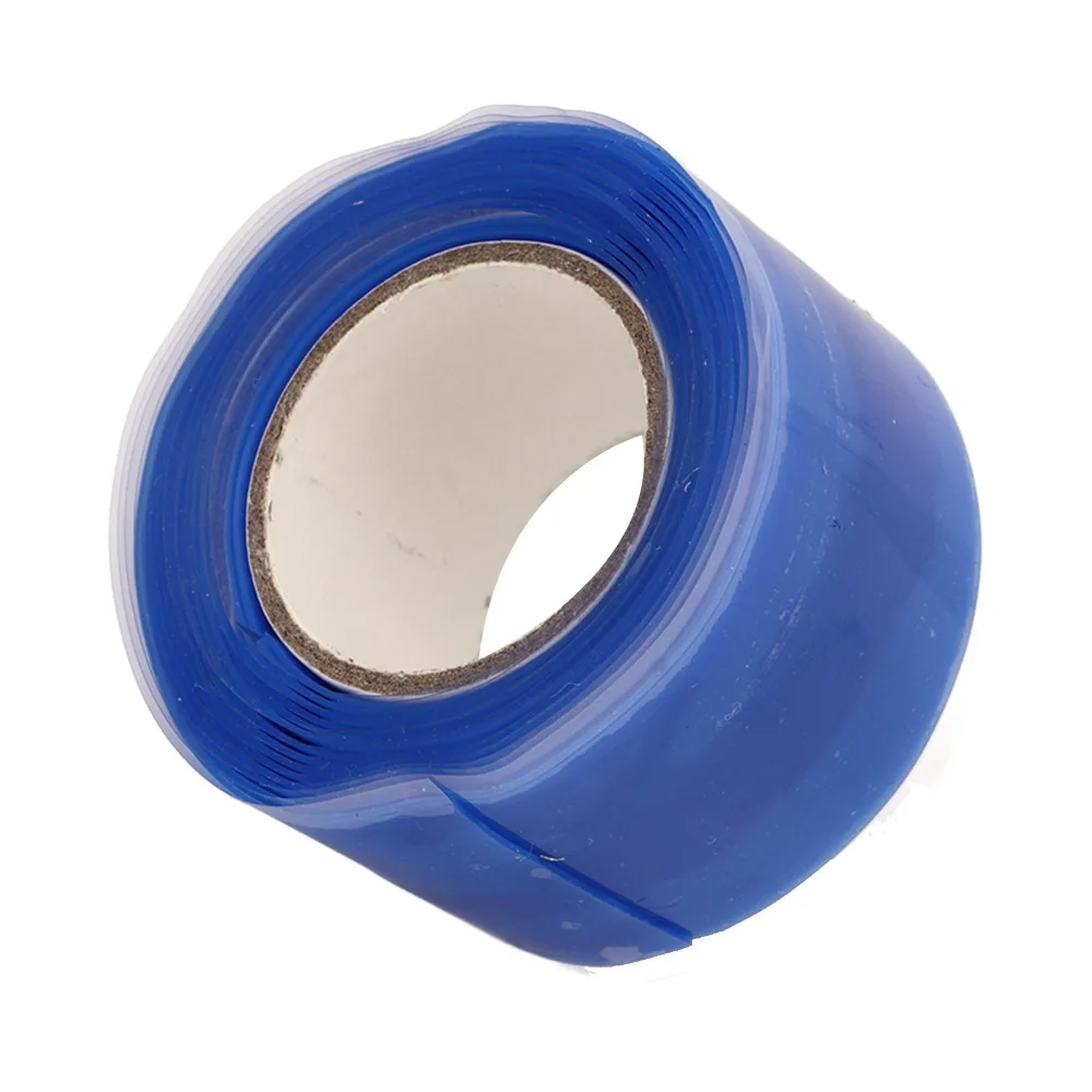 2PCS Silicone Silicone Grip Tape Self Adhesive Waterproof Self Fusing Tape Non Adhesive Double Sided Tape Sports Equipment