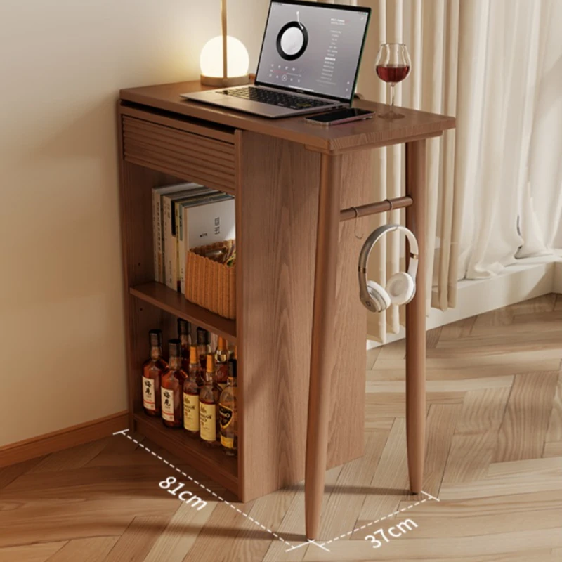 شقة صغيرة طاولة طعام ضيقة للغاية ضوء فاخر مفتوح طاولة بار لهجة عادية تصميم بار الأثاث بارو ستالاس XY40JBZ