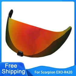 R-420 Motorcycle Helmet Visor Lens For SCORPION EXO R420 Replace Anti-UV Anti-Scratch Dustproof Windshield Helmets