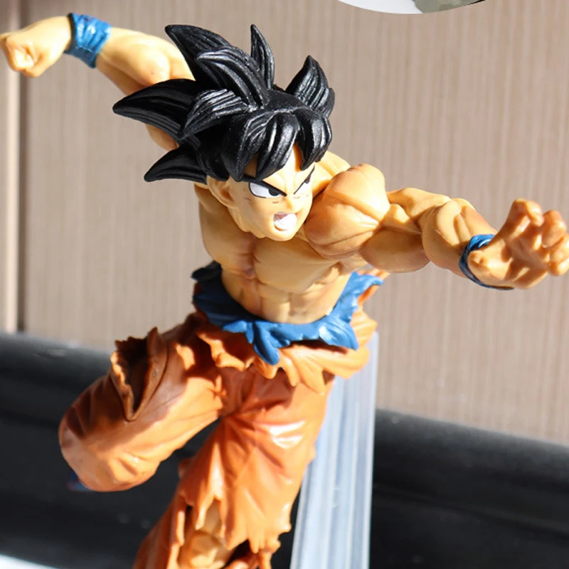 Goku Saiyan Battle Edition Black Hair Goku Interior Accessories Anime Figurine Model Collection Desktop Figurine Ornament