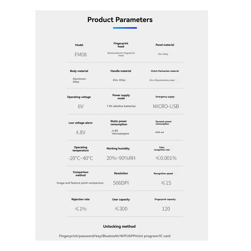 -A96Z Tuya Smart Locks Fully Automatic Electronic Door Lock With Biometric Fingerprint Lock Rfid Card Password Key Unlock