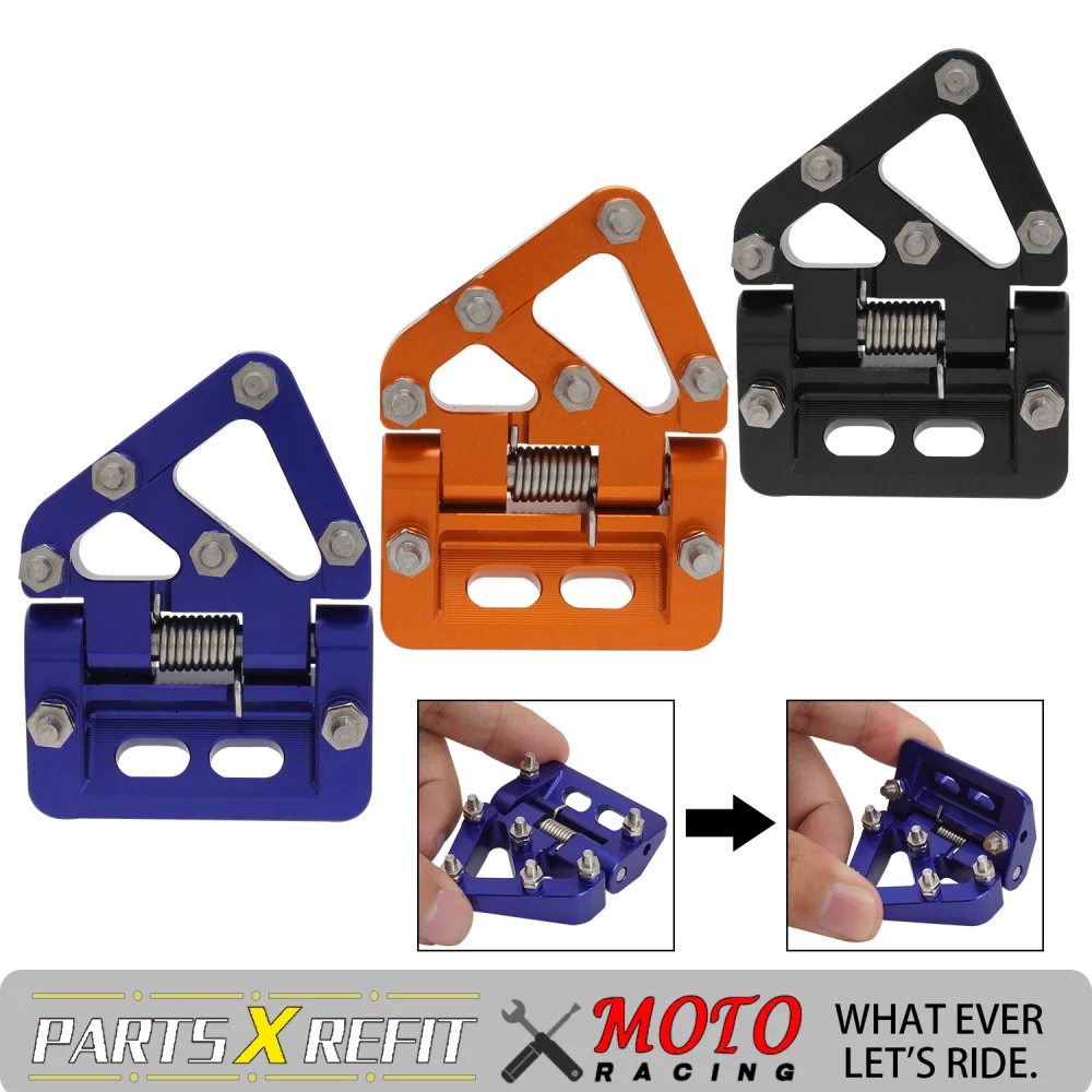 AliExpress JFGRACING Motorcycle Rear Folding Brake Pedal Step Tip Plate For KTM XC XC-F XC-W SX SX-F EXC EXC-F 125-500 Dirt Pit Bike Motocross Parts