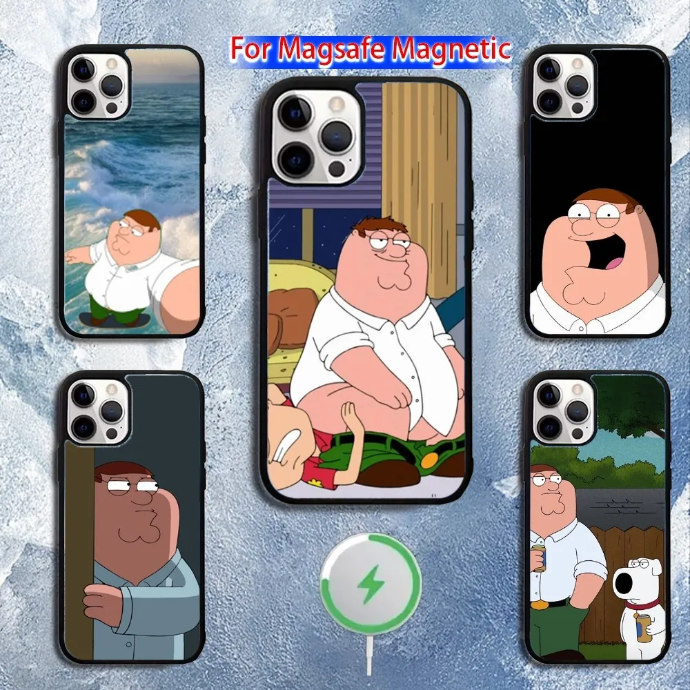 

F-Family Funny Guy Phone Case For iPhone 16,15,14,13,12,11,Pro,Max,Plus,Mini,Magsafe,Magnetic Wireless Charging Case