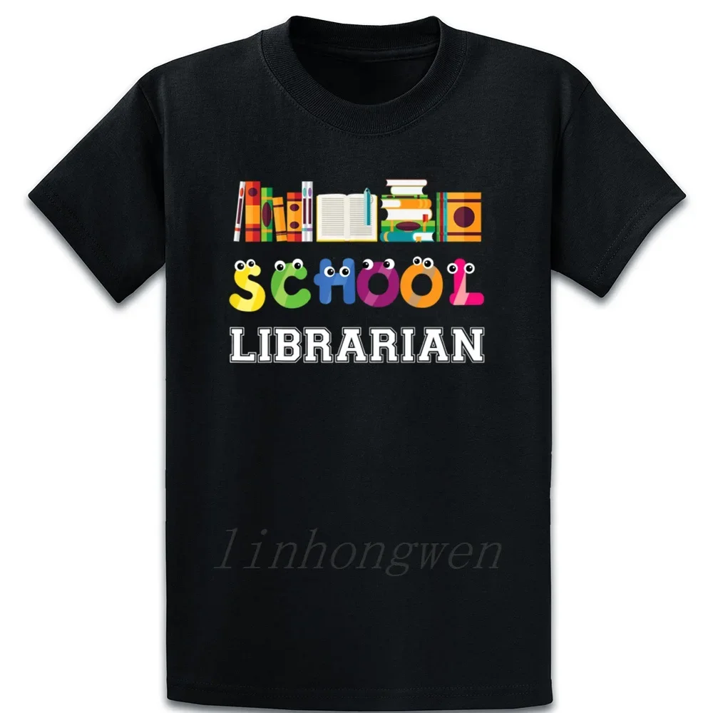 Funny Elementary And Middle School Librarian T Shirt Crazy Custom Casual Pictures Male Crew Neck Cotton Spring Shirt