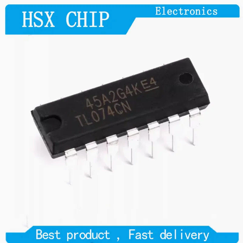 10 Uds TL064CN TL074CN TL084CN DIP TL064 TL074 TL084