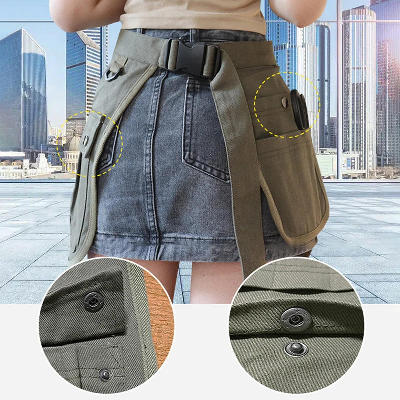 Grembiule portaoggetti per attrezzi multifunzionale Grembiule portatile per organizer per attrezzi hardware Borsa per attrezzi regolabile Borsa per attrezzi per la manutenzione della casa