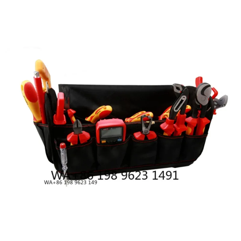 Professional 38-Piece Insulated Electrician Tool Kit Complete Combination Toolbox for Power Equipment Maintenance & Repair