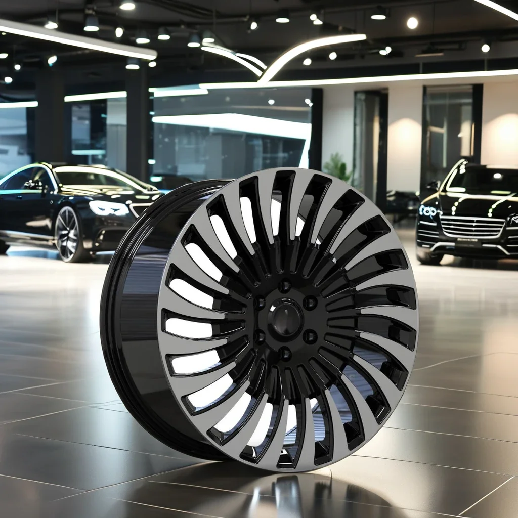 Professional Custom Forged Alloy Wheels 6x114.3 Car Wheels with Multi- Spoke Design Polished 20mm ET