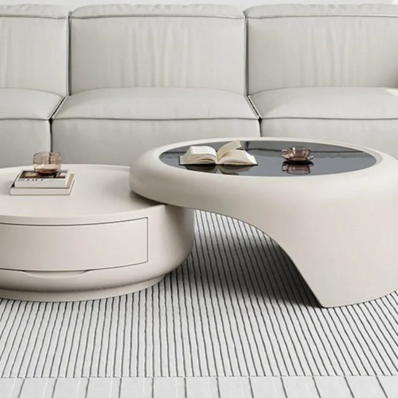 غلاف مقوى منظم لطاولة القهوة، زينة بسيطة وواضحة لتخزين طاولة القهوة، إكسسوارات منزلية فريدة من نوعها من Meuble De Salon #4