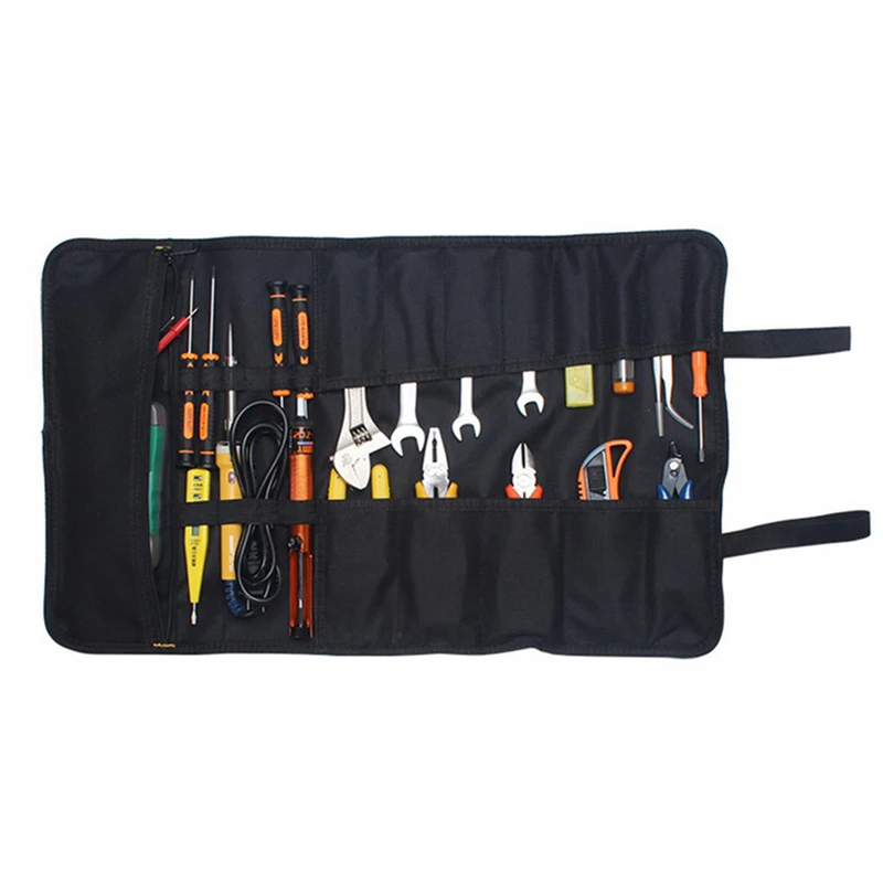

Multifunctional Oxford Canvas Tool Roll - Practical Transport Bag For Chisels And Instruments 3 Color Options