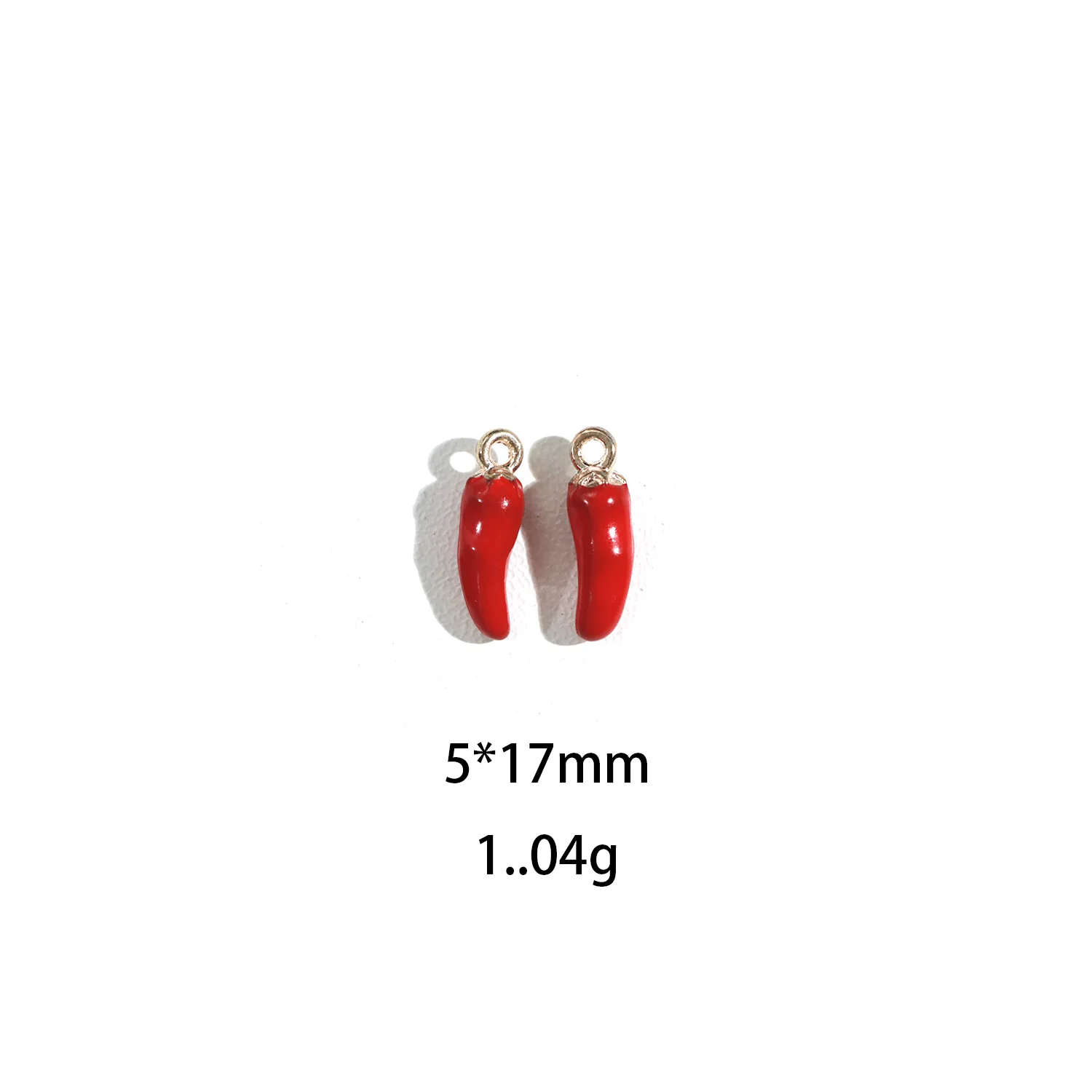 10pcs Cute Enamel Red Fruits Charms for Earrings Apple Strawberry Watermelon Cherry Charms Pendants for DIY Jewelry Making