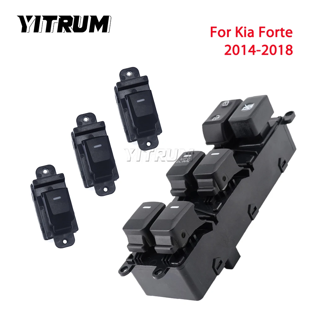 

YITRUM 93581-A7100 93571-A7000 Autodown Power Window Switch Button For Kia Forte Cerato K3 2014 2015 2016 2017 2018