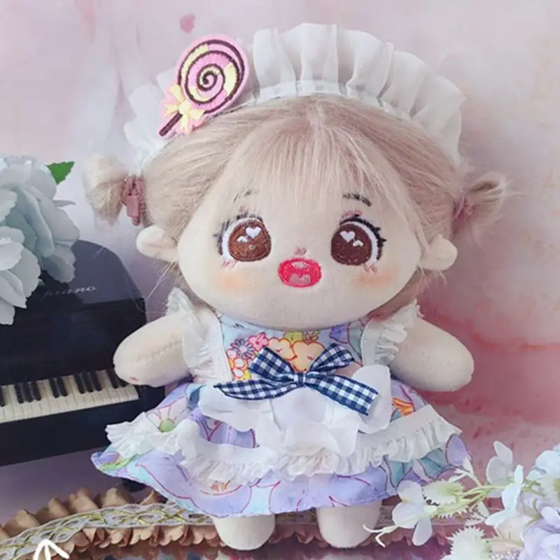 Love and Deepspace Cute Cosplay Clothes for 20cm Cotton Doll Princess Maid Dress Up Figures Lolita Clothing