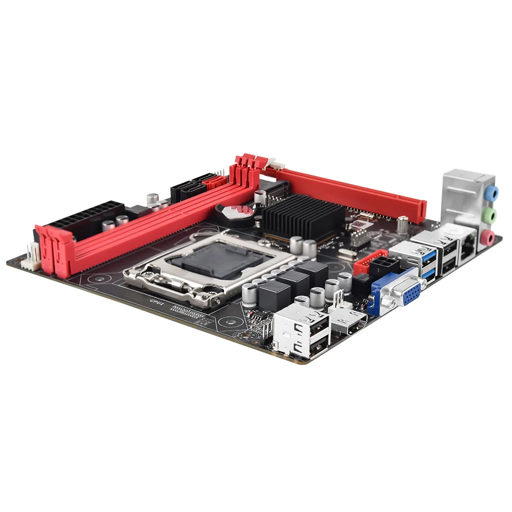 B75 computer motherboard desktop DDR3 memory support LGA1155 pin I3 I5 I7 CPU office and home use 16gb