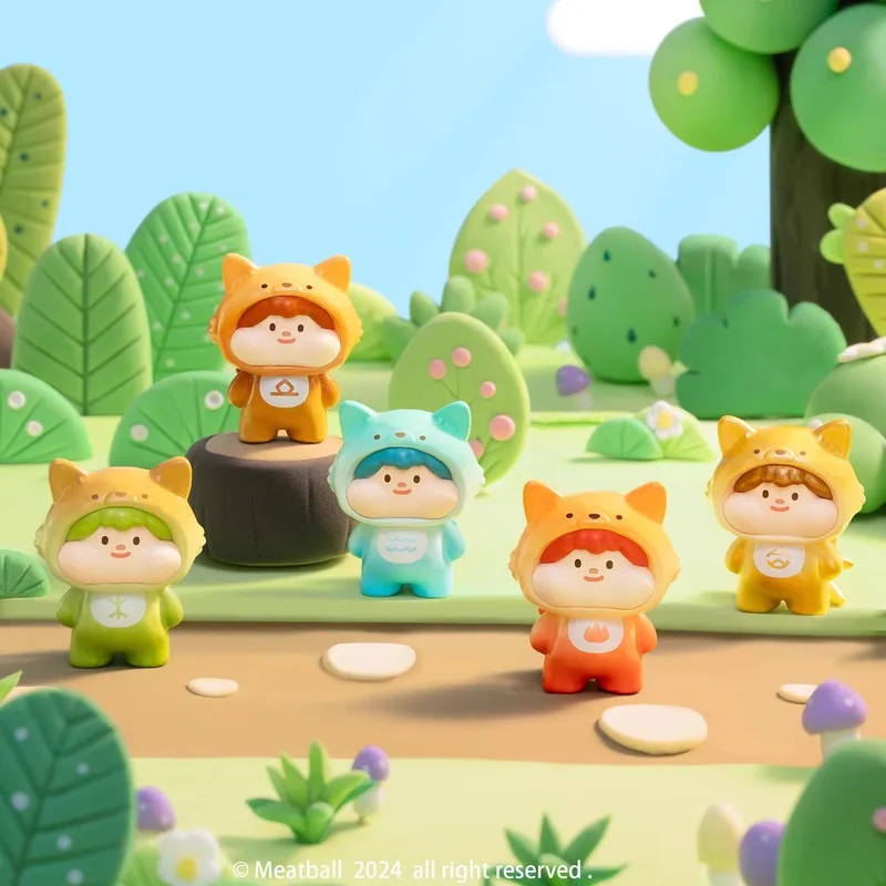 

Фрикадельки Мясо Шарик Хлопок Лиса Фея Серия Мини Слепая Коробка Игрушки Kawaii Аниме Фигурка Caixa Caja Сюрприз Mystery Box Куклы