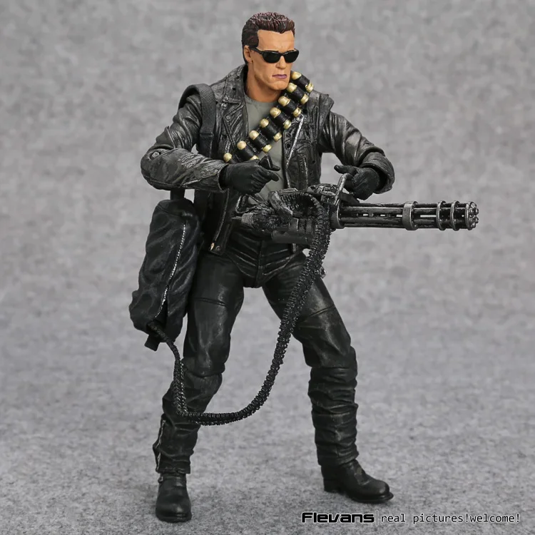 NECA politiquement ator 2: Jugement Jour T-800 95.Schwarzenegger PVC Action Figure Collection Modèle Jouet 7 "18cm