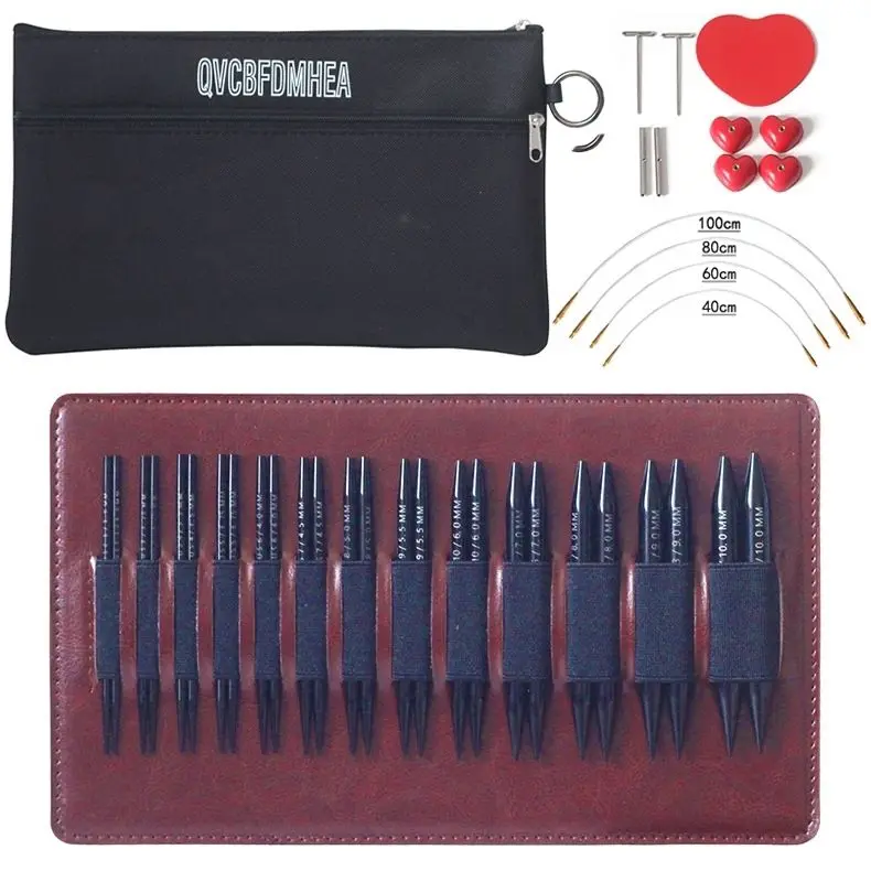 

Detachable Aluminum Oxide Circular Knitting Needle Set Home Fabric DIY Sewing Tools Unisex Easy to Use in China