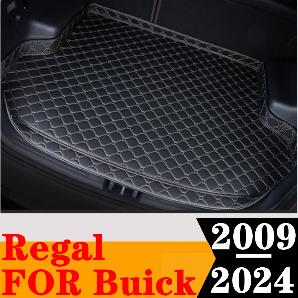 High Side Car Trunk Mat For Buick Regal 2024 23-2014 2013 2012 2011 2010 2009 Tail Boot Tray luggage Pad Rear Cargo Liner Carpet